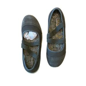 Lands' End Shoes Women's 6.5 D Mary Jane Green